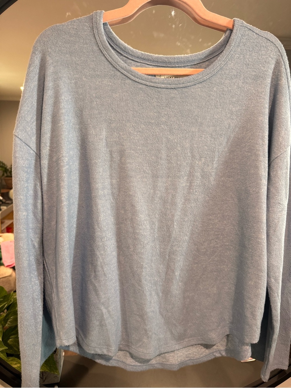 Lucky Brand Light Blue Crewneck Sweater